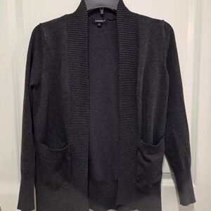 Black Knit Longsleeve Cardigan
